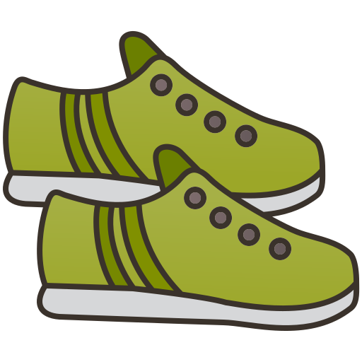 Running shoes free icon