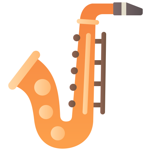 saxofón icono gratis