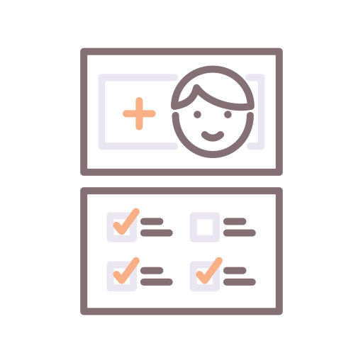 tarjeta de alergia icono gratis