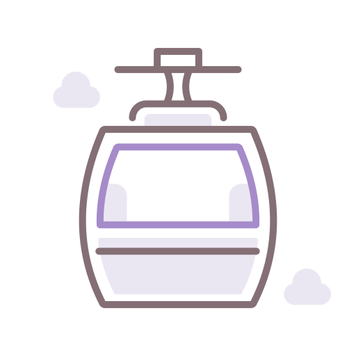 teleférico icono gratis