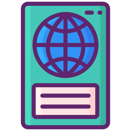 pasaporte icono gratis