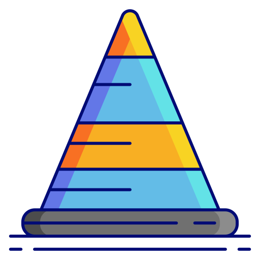 Traffic Cone Flaticons Lineal Color Icon