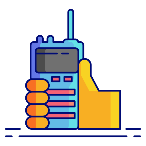 talkie walkie Icône gratuit talkie walkie Icône gratuit