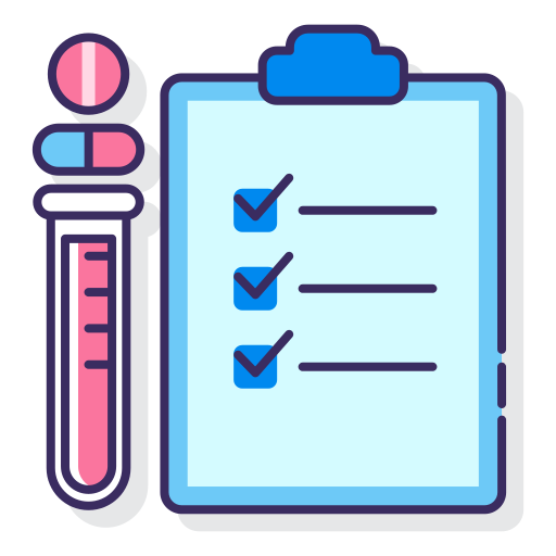 examen de drogas icono gratis