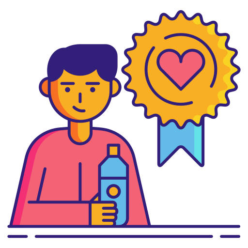 la lealtad del cliente icono gratis