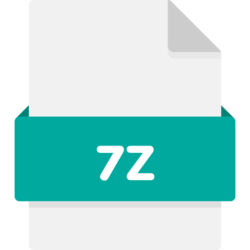 7z file Generic Flat icon