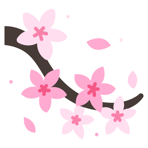 flor de cerejeira grátis ícone