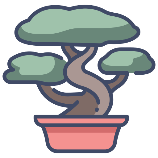 Bonsai MaxIcons Lineal color icon