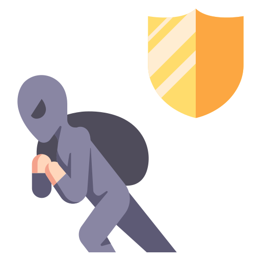 Theft insurance MaxIcons Flat icon