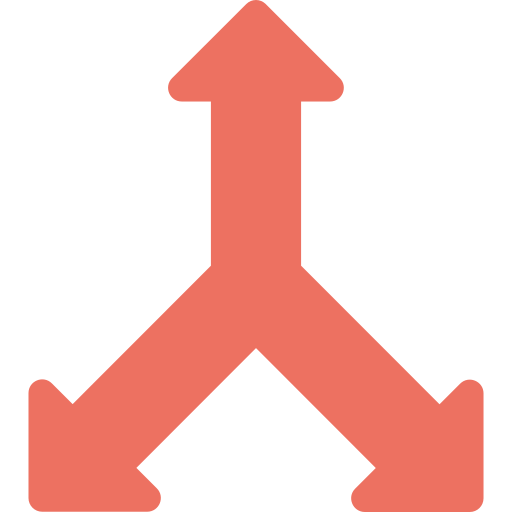 Y intersection free icon Y intersection free icon