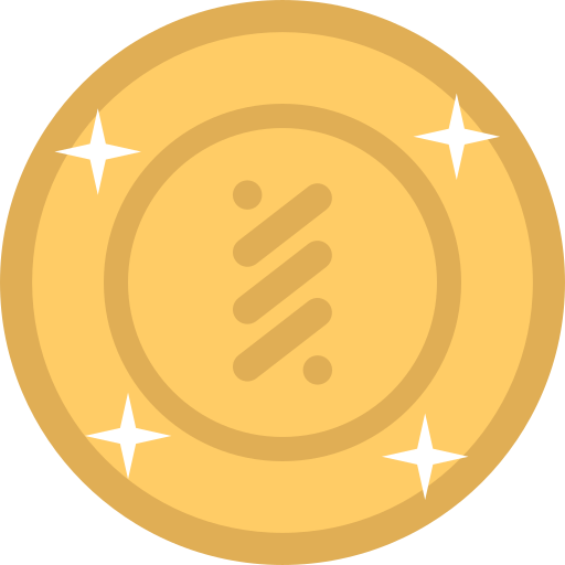 Cryptocurrency Creative Stall Premium Flat icon