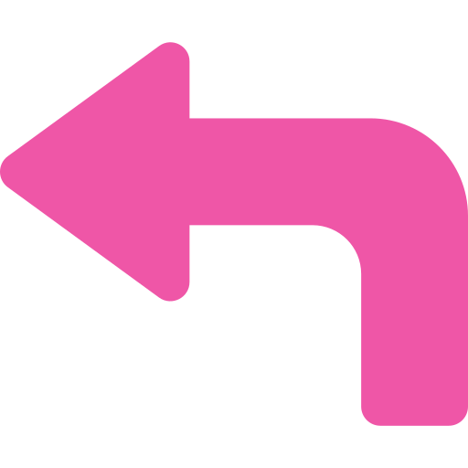 Turn left free icon