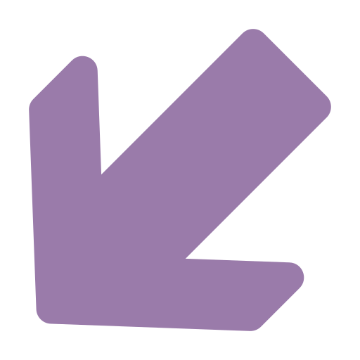 Down left arrow free icon Down left arrow free icon