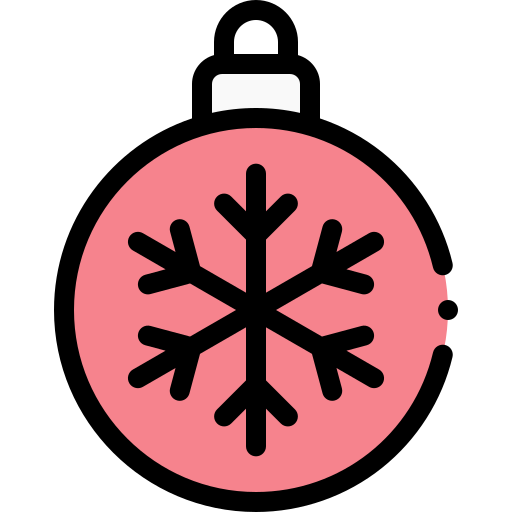 Christmas ball Detailed Rounded Lineal color icon