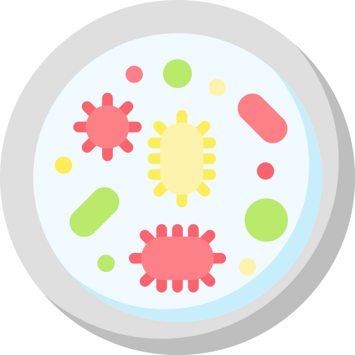 las bacterias icono gratis