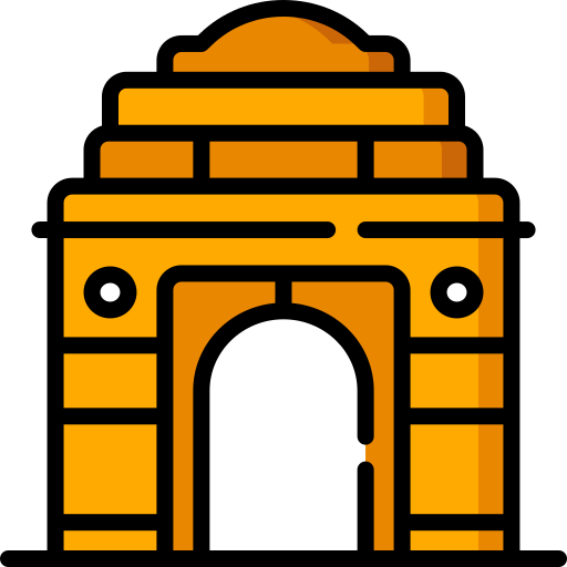 puerta de la india icono gratis