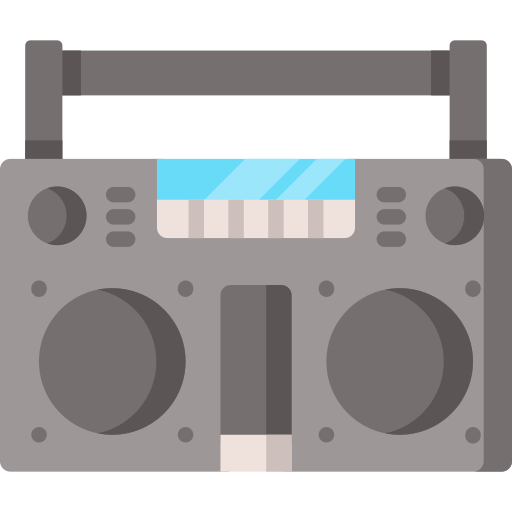 boombox icono gratis