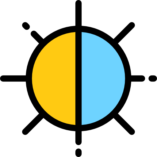 Brightness free icon