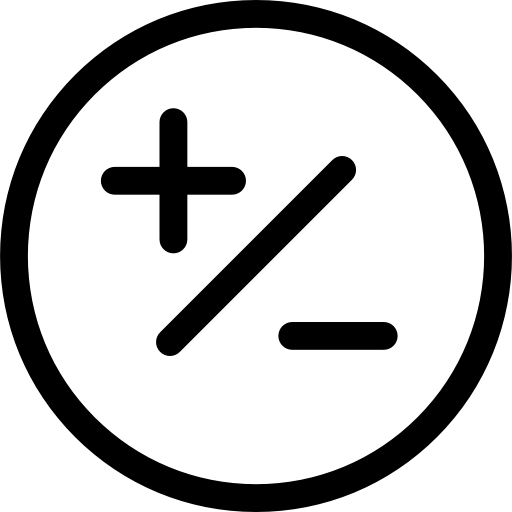 Maths - Free signs icons