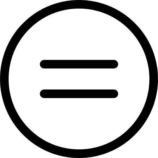 Equal - free icon