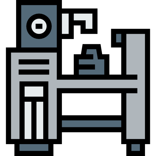 robot industrial icono gratis