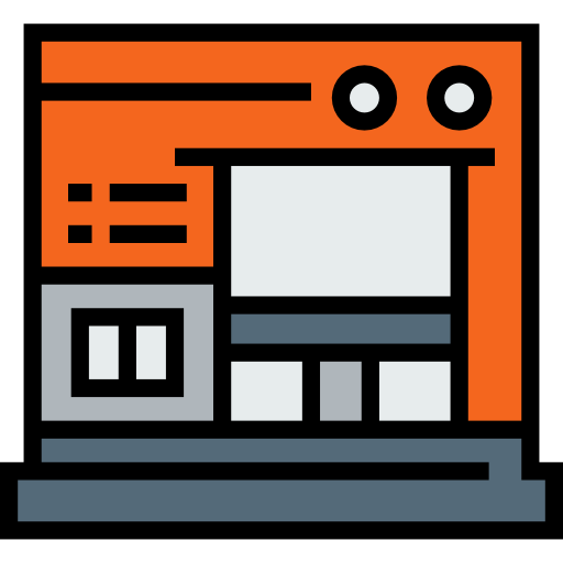 robot industrial icono gratis