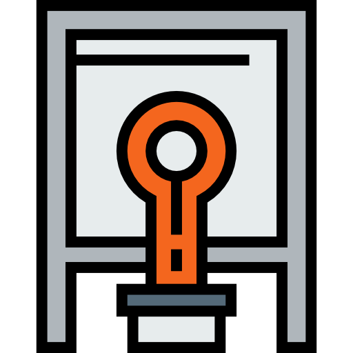 Industrial robot free icon