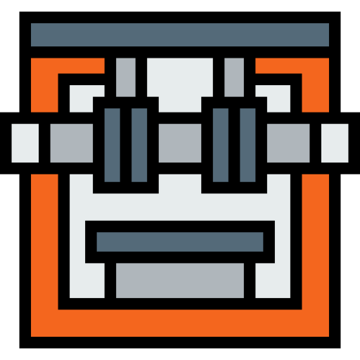 Industrial robot free icon