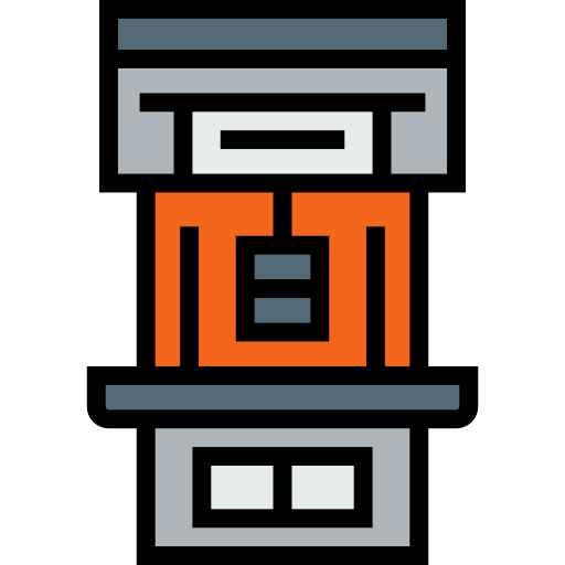 Industrial robot Detailed Straight Lineal color icon