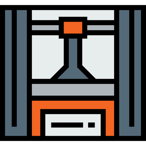 robot industrial icono gratis