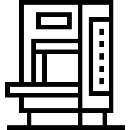 Industrial robot Detailed Straight Lineal icon