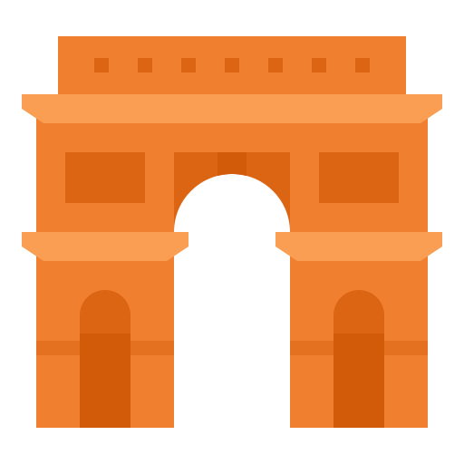 arco del triunfo icono gratis