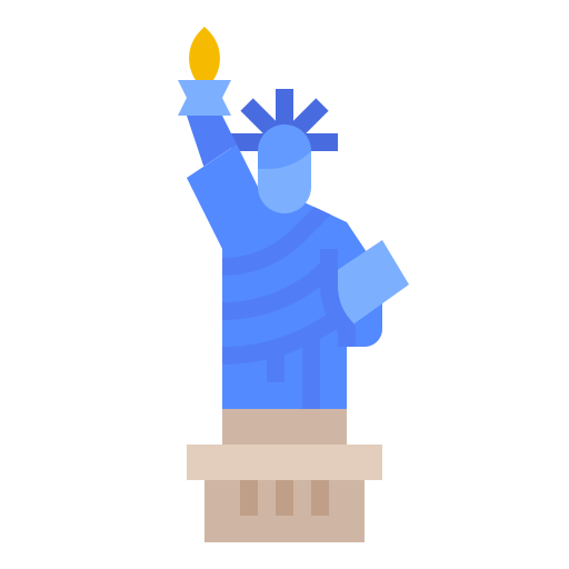 estatua de la libertad icono gratis