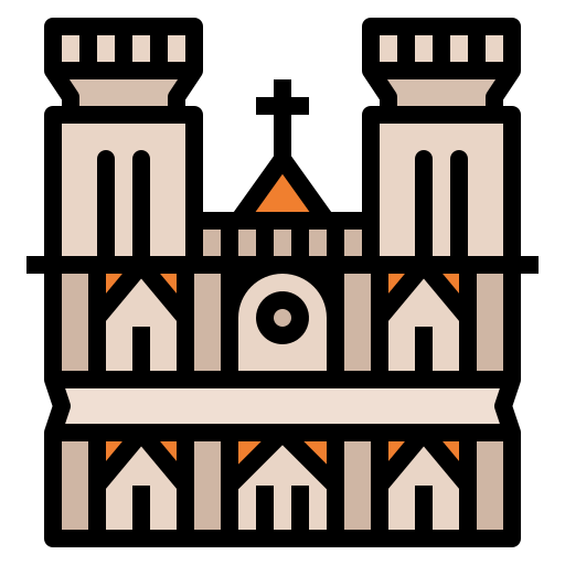 notre dame grátis ícone