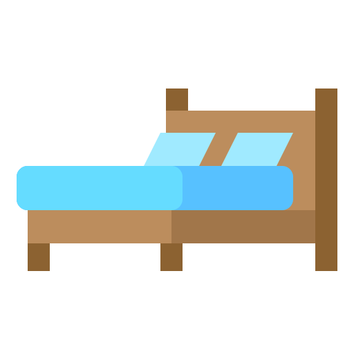 cama matrimonial icono gratis