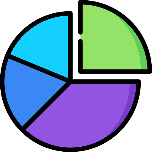 gráfico circular icono gratis