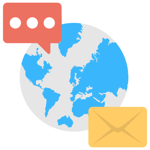 comunicacion global icono gratis