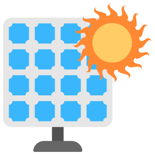 panel solar icono gratis