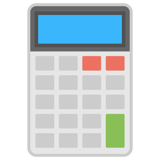 Calculator Creative Stall Premium Flat icon