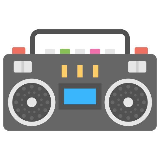 reproductor de casetes icono gratis