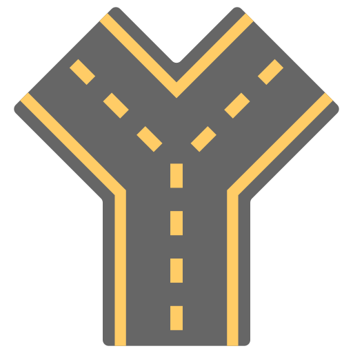 carreteras icono gratis