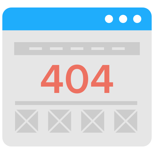 error 404 icono gratis