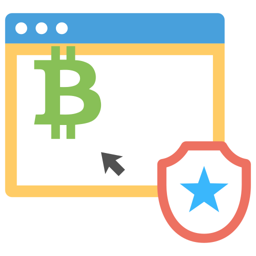 cifrado de bitcoin icono gratis