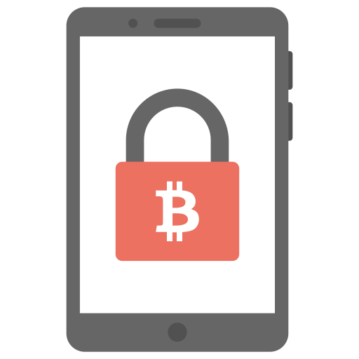 cifrado de bitcoin icono gratis