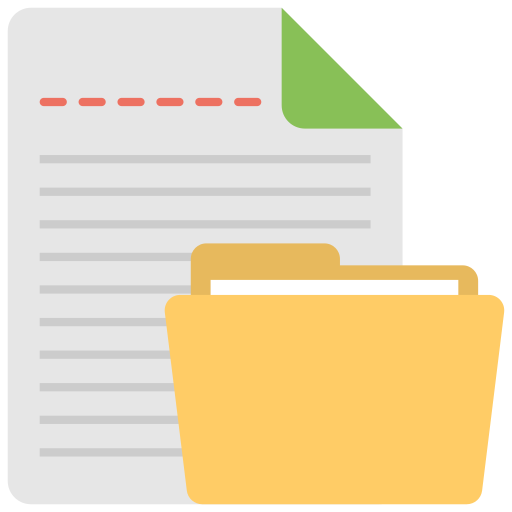 Document Creative Stall Premium Flat icon