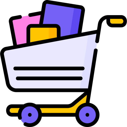 Shopping cart Special Lineal color icon