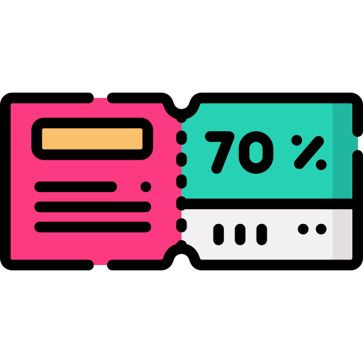 desconto grátis ícone