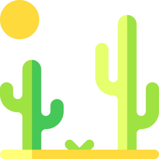 Desert Basic Rounded Flat Icon