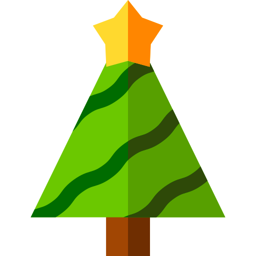 árbol de navidad icono gratis