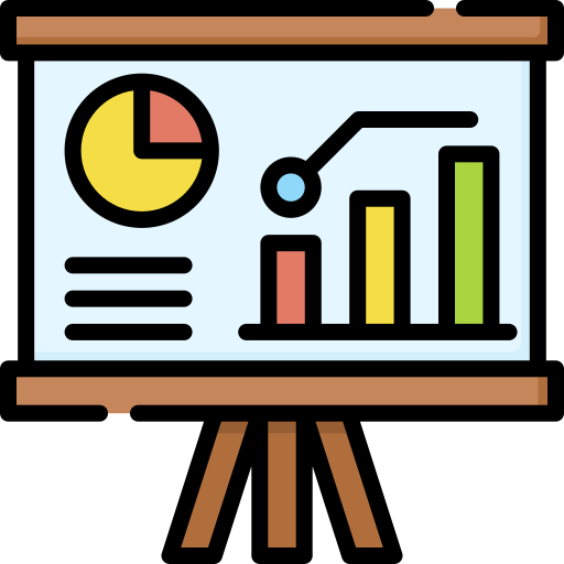 Statistics Special Lineal color icon